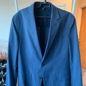 Banana Republic men's slim stripe blazer - 42L - Sapphire Blue